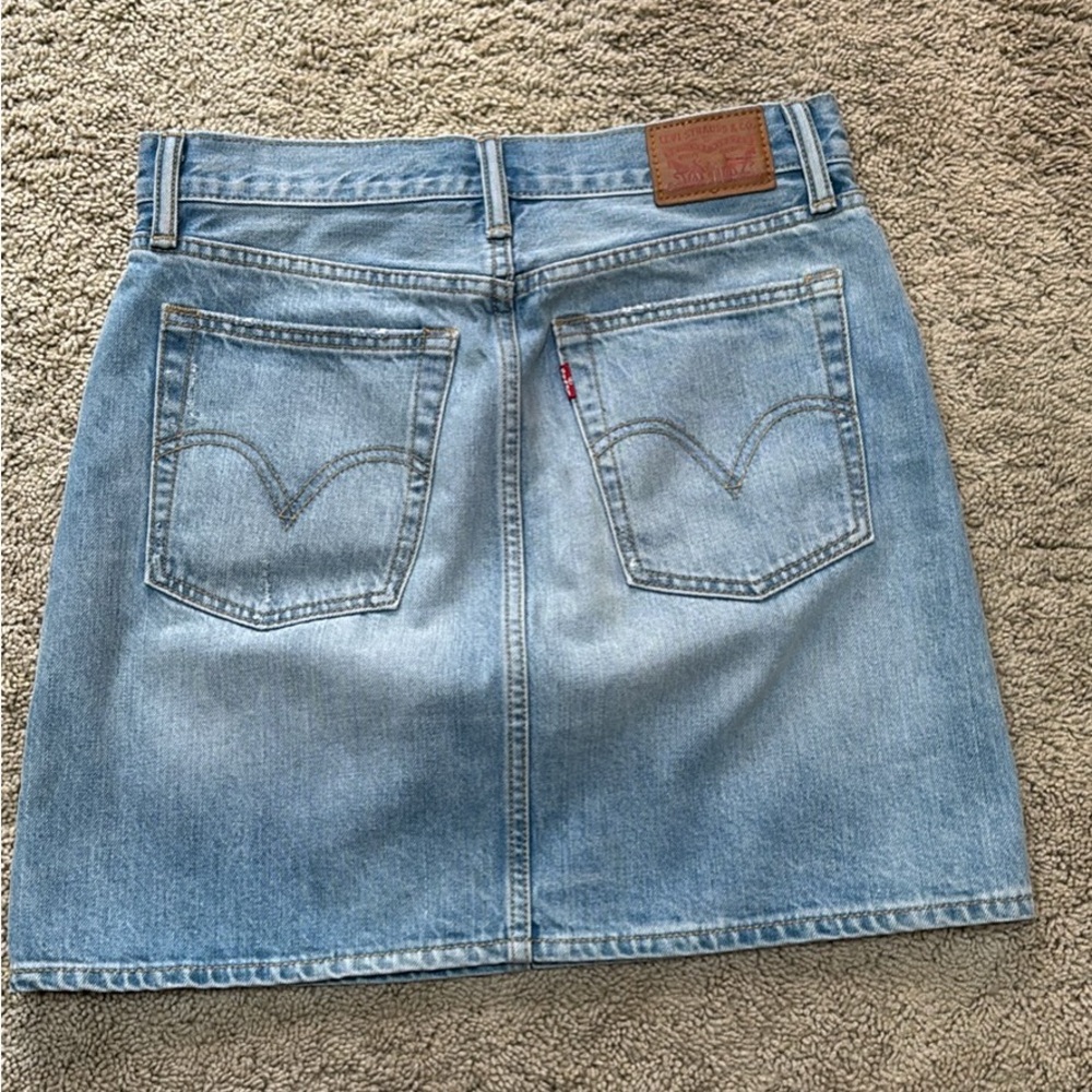 Levi's Blue Denim Mini Skirt - Picture 2 of 5